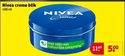 Kruidvat Nivea creme blik aanbieding