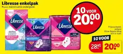 Kruidvat Libresse enkelpak aanbieding
