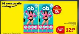 Kruidvat OB menstruatie ondergoed aanbieding