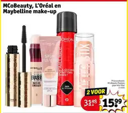 Kruidvat MCoBeauty, L'Oréal en Maybelline make-up aanbieding