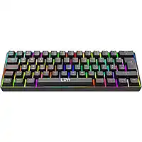 MediaMarkt LIPA X23 Gaming keyboard draadloos Draadloos Gaming-toetsenbord Zwart aanbieding