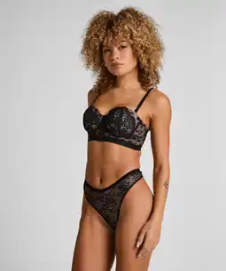 Hunkemoller Hunkemöller String Lea Zwart aanbieding