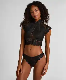 Hunkemoller Hunkemöller String Amelia Zwart aanbieding
