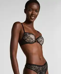 Hunkemoller Hunkemöller Voorgevormde beugel bh Lea Zwart aanbieding