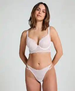 Hunkemoller Hunkemöller String Lauren Wit aanbieding