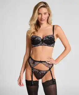 Hunkemoller Hunkemöller Jarretelgordel Chloe Zwart aanbieding