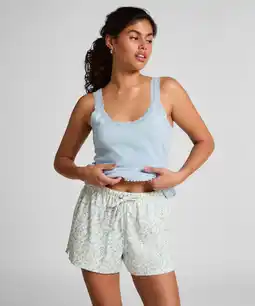 Hunkemoller Hunkemöller Shorts Katoen Wit aanbieding