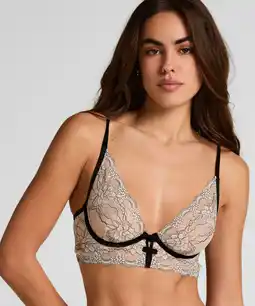 Hunkemoller Hunkemöller Niet-voorgevormde longline beugel bh Agnes Wit aanbieding