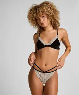 Hunkemoller Hunkemöller Hoog uitgesneden string Agnes Wit aanbieding