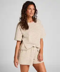 Hunkemoller Hunkemöller Pyjamaset Jersey Beige aanbieding