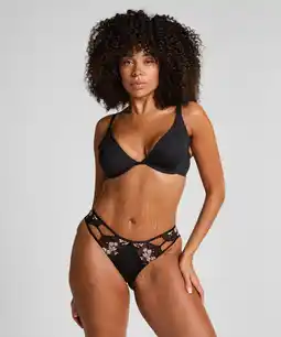 Hunkemoller Hunkemöller Brazilian Piper Zwart aanbieding