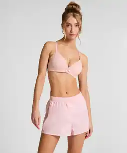 Hunkemoller Hunkemöller Shorts Katoen Roze aanbieding