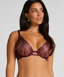 Hunkemoller Hunkemöller Niet-voorgevormde beugel bh Hollie Paars aanbieding