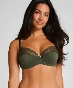 Hunkemoller Hunkemöller Niet-voorgevormde beugel bh Sophie Groen aanbieding
