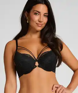 Hunkemoller Hunkemöller Voorgevormde beugel bh Sabrina Zwart aanbieding