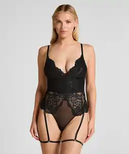 Hunkemoller Hunkemöller Body Whitney Zwart aanbieding