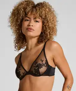 Hunkemoller Hunkemöller Niet-voorgevormde beugel bh Hilton Zwart aanbieding