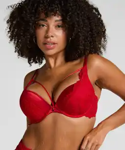 Hunkemoller Hunkemöller Voorgevormde maximizer beugel bh Whitney Rood aanbieding