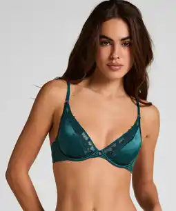 Hunkemoller Hunkemöller Niet-voorgevormde beugel bh Julia Groen aanbieding