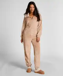 Hunkemoller Hunkemöller Onesie Fleece Beige aanbieding