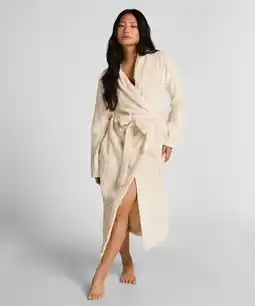 Hunkemoller Hunkemöller Badjas Fleece Wit aanbieding