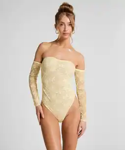 Hunkemoller Hunkemöller Body Fiona Geel aanbieding