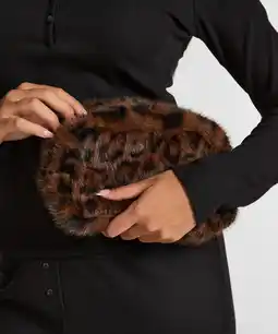 Hunkemoller Hunkemöller Make-up tas scrunchie leopard set aanbieding