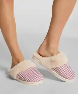 Hunkemoller Hunkemöller Pantoffel Reya Paars aanbieding