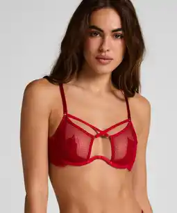 Hunkemoller Hunkemöller Niet-voorgevormde beugel bh Milana Rood aanbieding