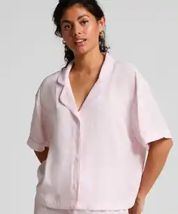 Hunkemoller Hunkemöller Pyjamajasje met korte mouwen Roze aanbieding