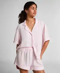 Hunkemoller Hunkemöller Geweven pyjamashort Roze aanbieding