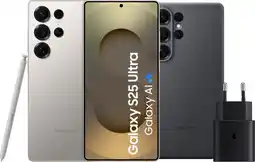 Coolblue Samsung Galaxy S25 Ultra 256GB Grijs 5G + Accessoirepakket aanbieding