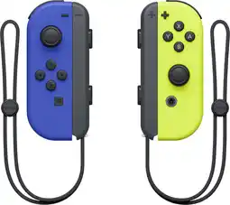 Coolblue Nintendo Switch Joy-Con set Blauw/Neon Geel aanbieding