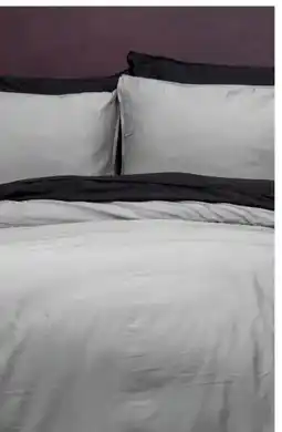 TotaalBED Dekbedovertrek Noa Light Grey 140 x 200/220 cm aanbieding