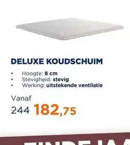 TotaalBED Topmatras Deluxe | Koudschuim aanbieding