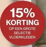 Roobol OP EEN GROTE SELECTIE VLOERKLEDEN aanbieding