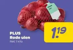 PLUS PLUS Rode uien aanbieding