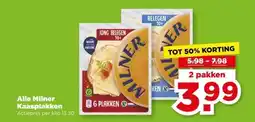PLUS Alle Milner Kaasplakken aanbieding