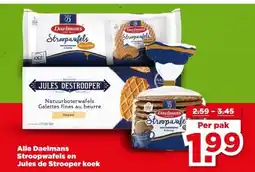 PLUS Alle Daelmans Stroopwafels en Jules de Strooper koek aanbieding