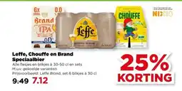 PLUS Leffe, Chouffe en Brand Speciaalbier aanbieding