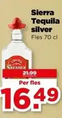 PLUS Sierra Tequila silver aanbieding