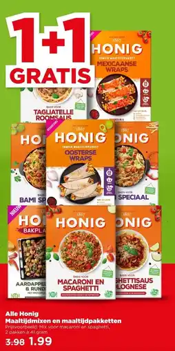 PLUS Alle Honig Maaltijdmixen en maaltijdpakketten aanbieding