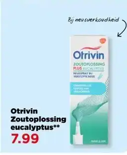 PLUS Otrivin Zoutoplossing eucalyptus aanbieding