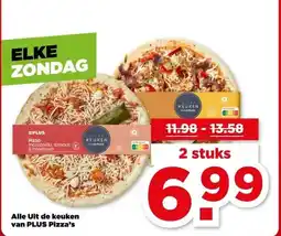 PLUS Alle Uit de keuken van PLUS Pizza's aanbieding