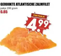MCD Supermarkt GEROOKTE ATLANTISCHE ZALMFILET aanbieding