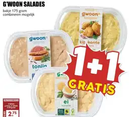 MCD Supermarkt G'WOON SALADES aanbieding