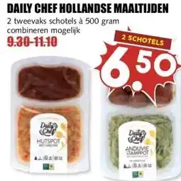 MCD Supermarkt DAILY CHEF HOLLANDSE MAALTIJDEN aanbieding