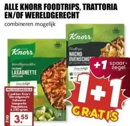MCD Supermarkt ALLE KNORR FOODTRIPS, TRATTORIA EN/OF WERELDGERECHT aanbieding