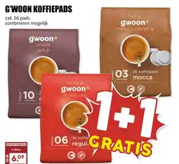MCD Supermarkt G'WOON KOFFIEPADS aanbieding