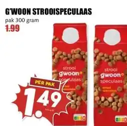 MCD Supermarkt G'WOON STROOISPECULAAS aanbieding